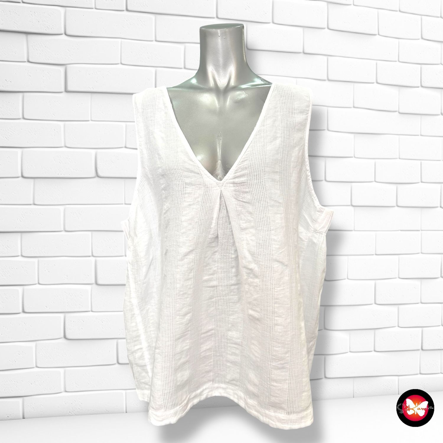 **HOY** Blusa de tirantes de lino NEXT Talla 48