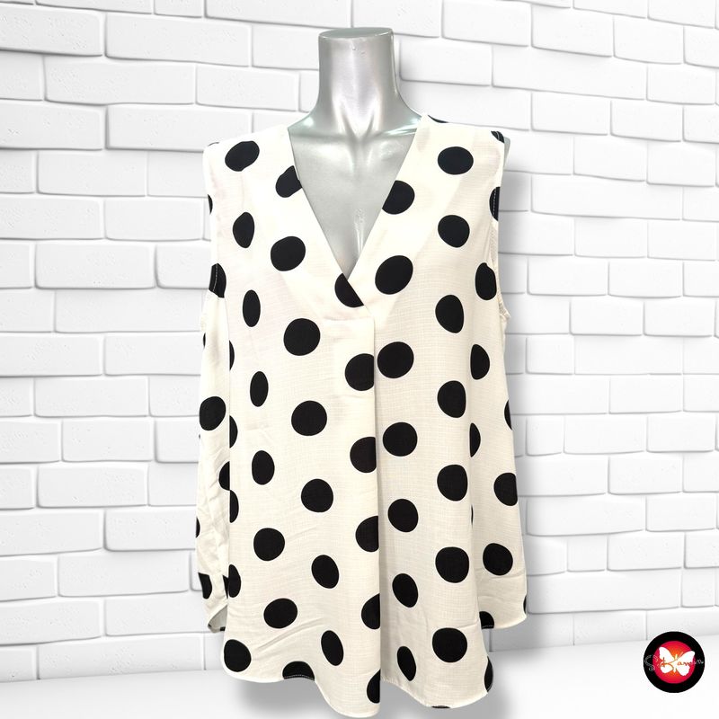 **HOY** Blusa de tirantes con maxi lunares Talla 44 (16UK)