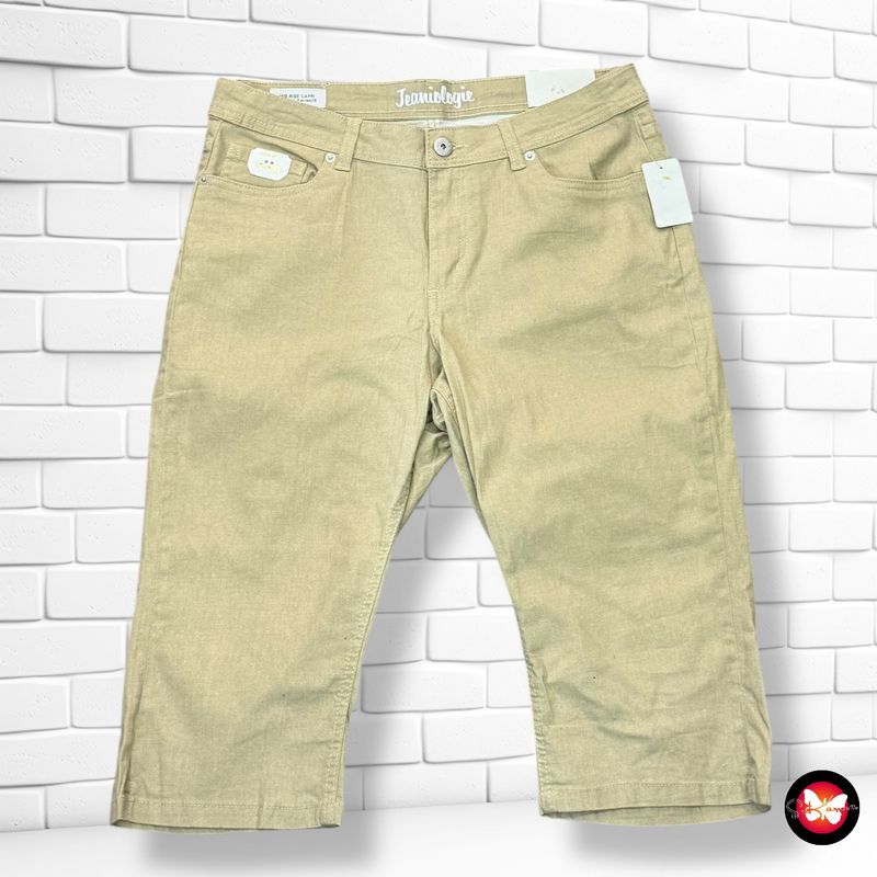 **HOY** Pantalón capri vaquero JEANIOLOGIE Talla 40 (10USA)