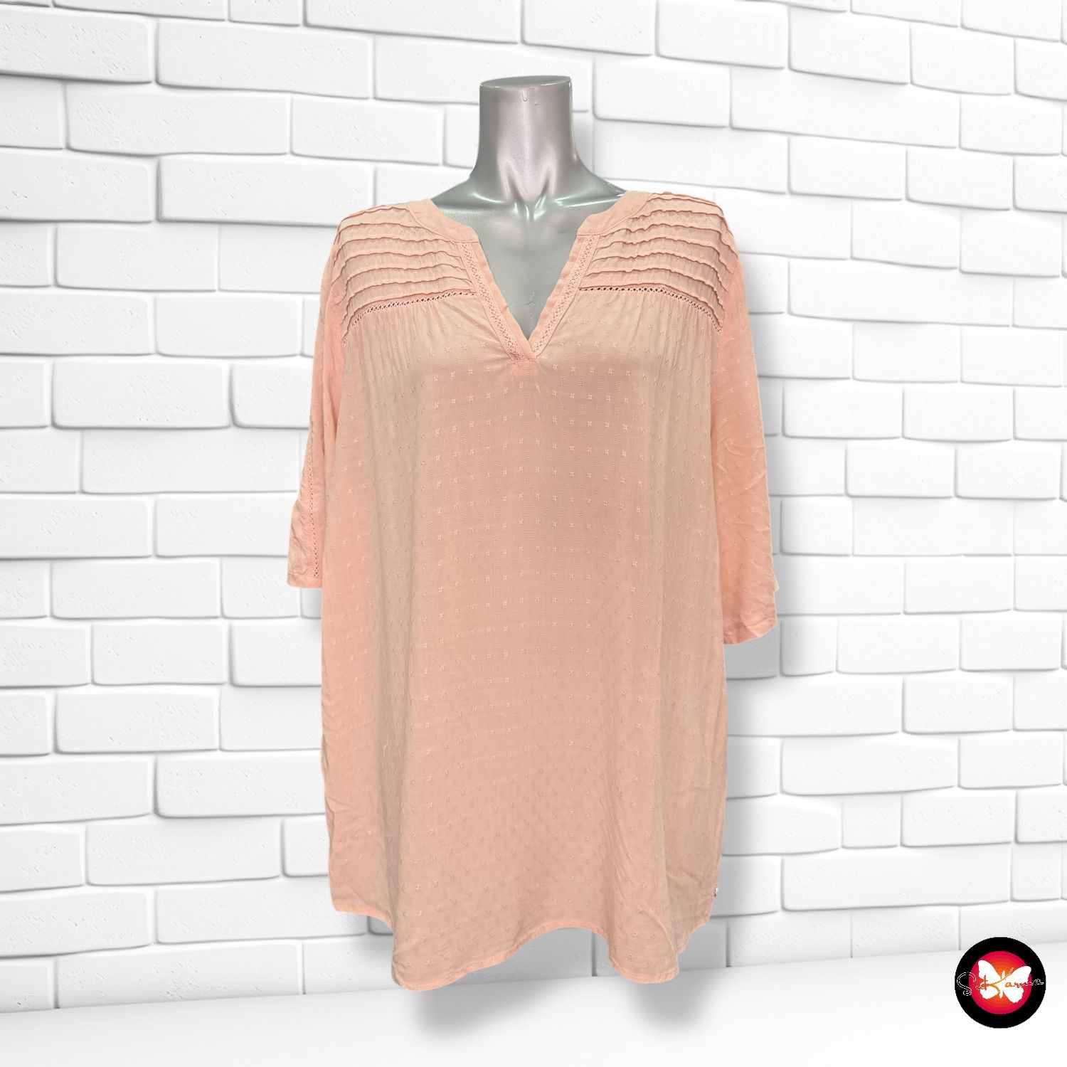 **HOY** Blusa de media manga S.OLIVER Talla 44 (grande)