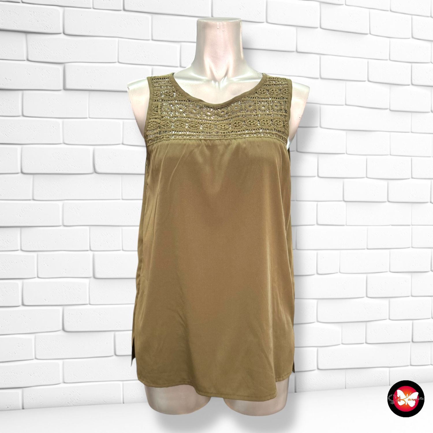 **HOY** Blusa sin mangas con encaje VERO MODA Talla S