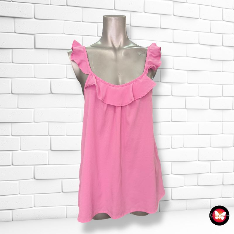 **HOY** Blusa de tirantes con volantes YESSICA Talla 40 (pequeña)