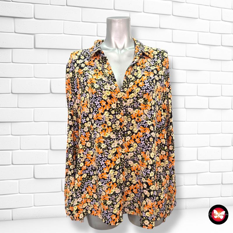 **HOY** Camisa de manga larga de florecitas VILA Talla 42
