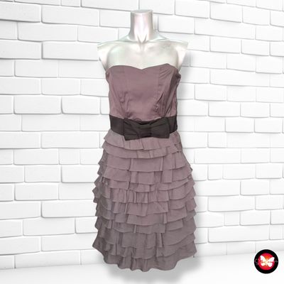Vestido de fiesta con volantitos H&amp;M Talla 38 (pequeña)
