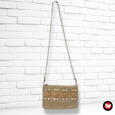 **HOY** Bolso bandolera de rafia LEFTIES