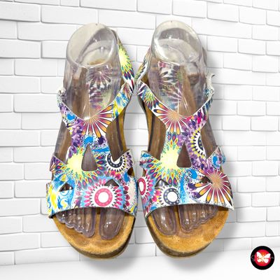 **HOY** Sandalias de piel de colorines GERMEN T38