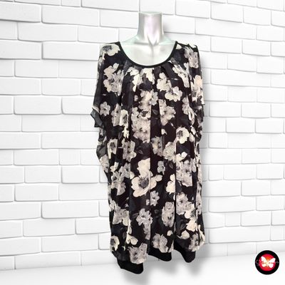 **HOY** Blusa de manga corta con flores YOURS Talla 50/52