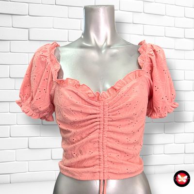 **HOY** Blusa cropped con drapeado BLASHE Talla S