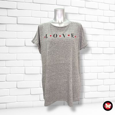 **HOY** Camiseta de manga corta &quot;LOVE&quot; PAPAYA Talla 44 (16UK)