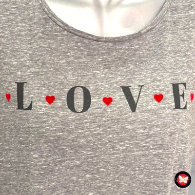 **HOY** Camiseta de manga corta &quot;LOVE&quot; PAPAYA Talla 44 (16UK)
