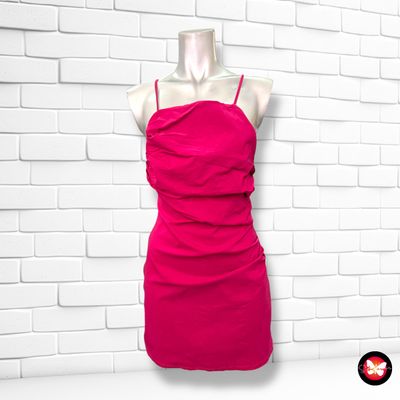 **HOY** Vestido de tirantes con drapeado PULL&amp;BEAR Talla M (pequeña)