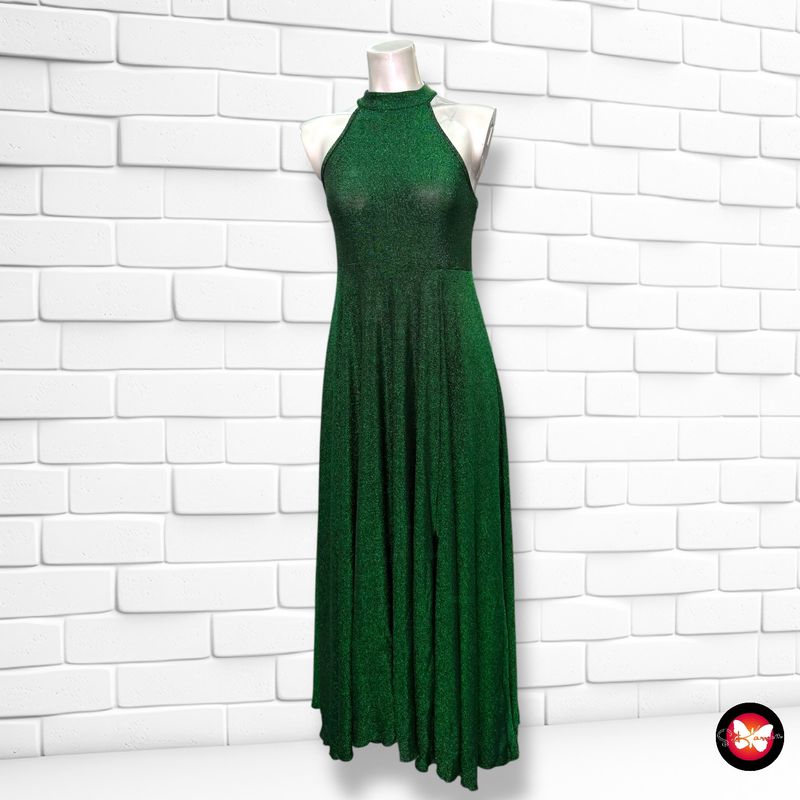 Vestido largo de noche de lurex con drapeado SHEIN Talla 10 años