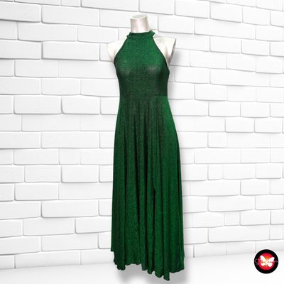 **HOY** Vestido largo de noche de lurex con drapeado SHEIN Talla 10 años