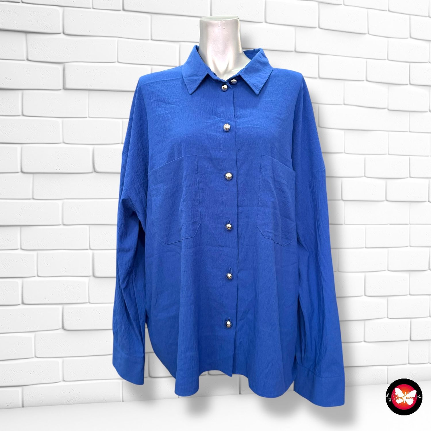 **HOY** Camisa básica de manga larga GEORGE Talla 48 (20UK) (grande)