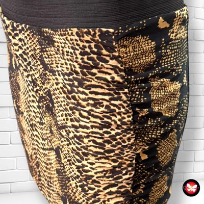 **HOY** Falda de noche de serpiente AMISU Talla 36