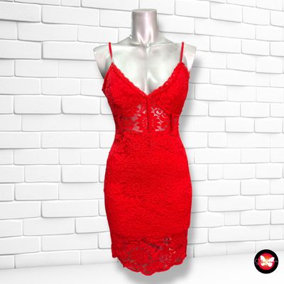 Vestido de noche de encaje Talla S