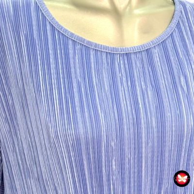 **HOY** Blusa de manga corta plisada BONMARCHÉ Talla XL (grande)