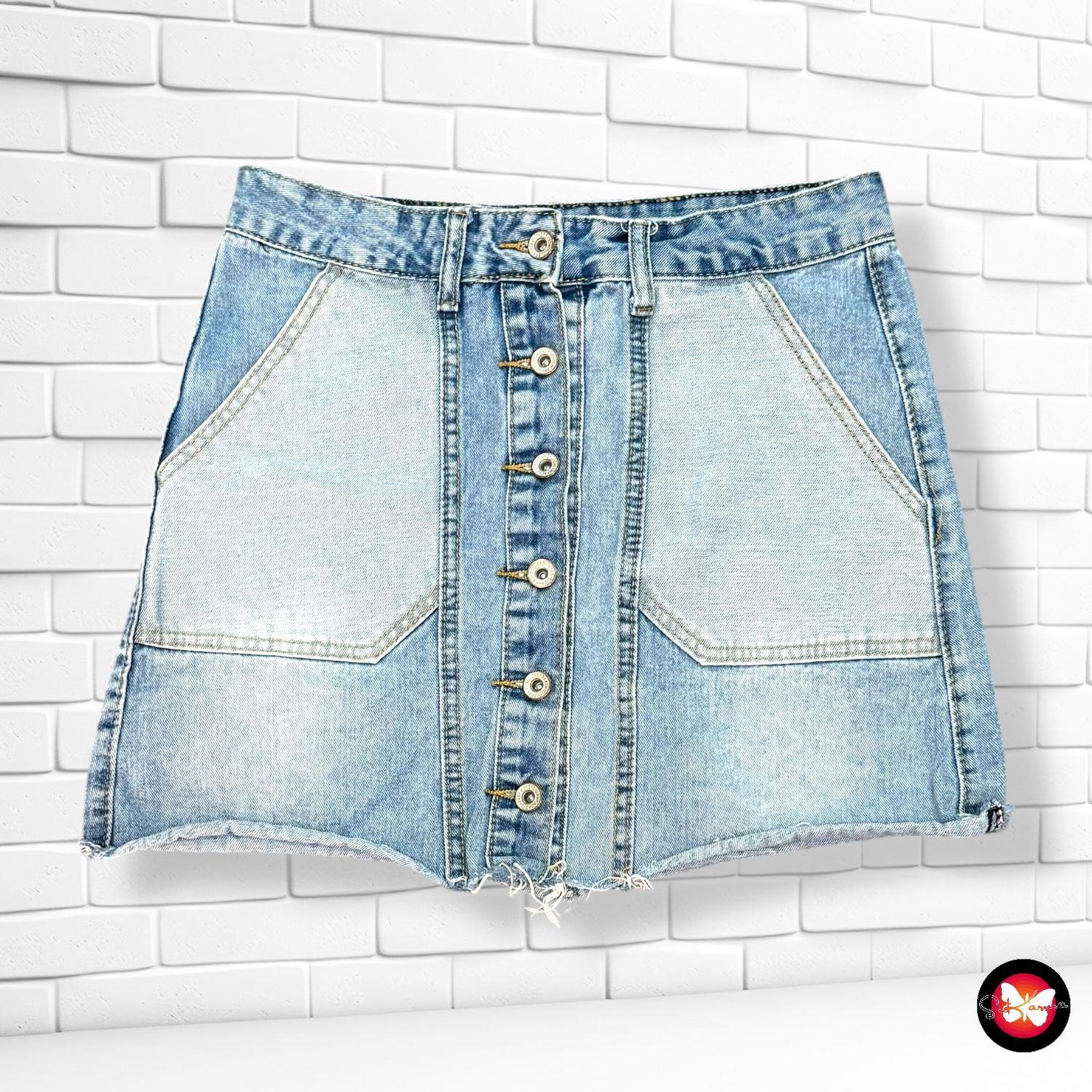 Falda vaquera con botones CHERRY KOKO Talla M