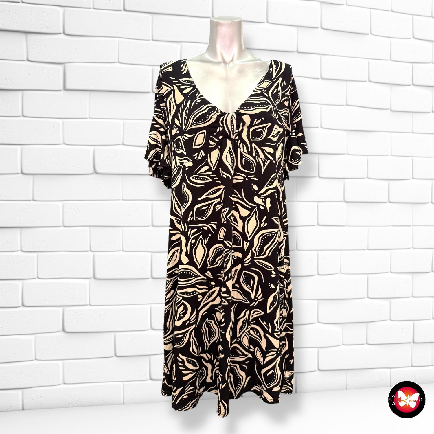 Vestido de manga corta Talla L