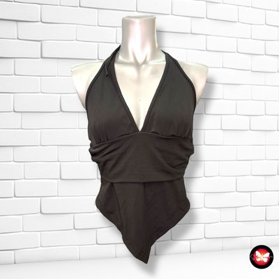 **HOY** Blusa cropped con pico SHEIN Talla M