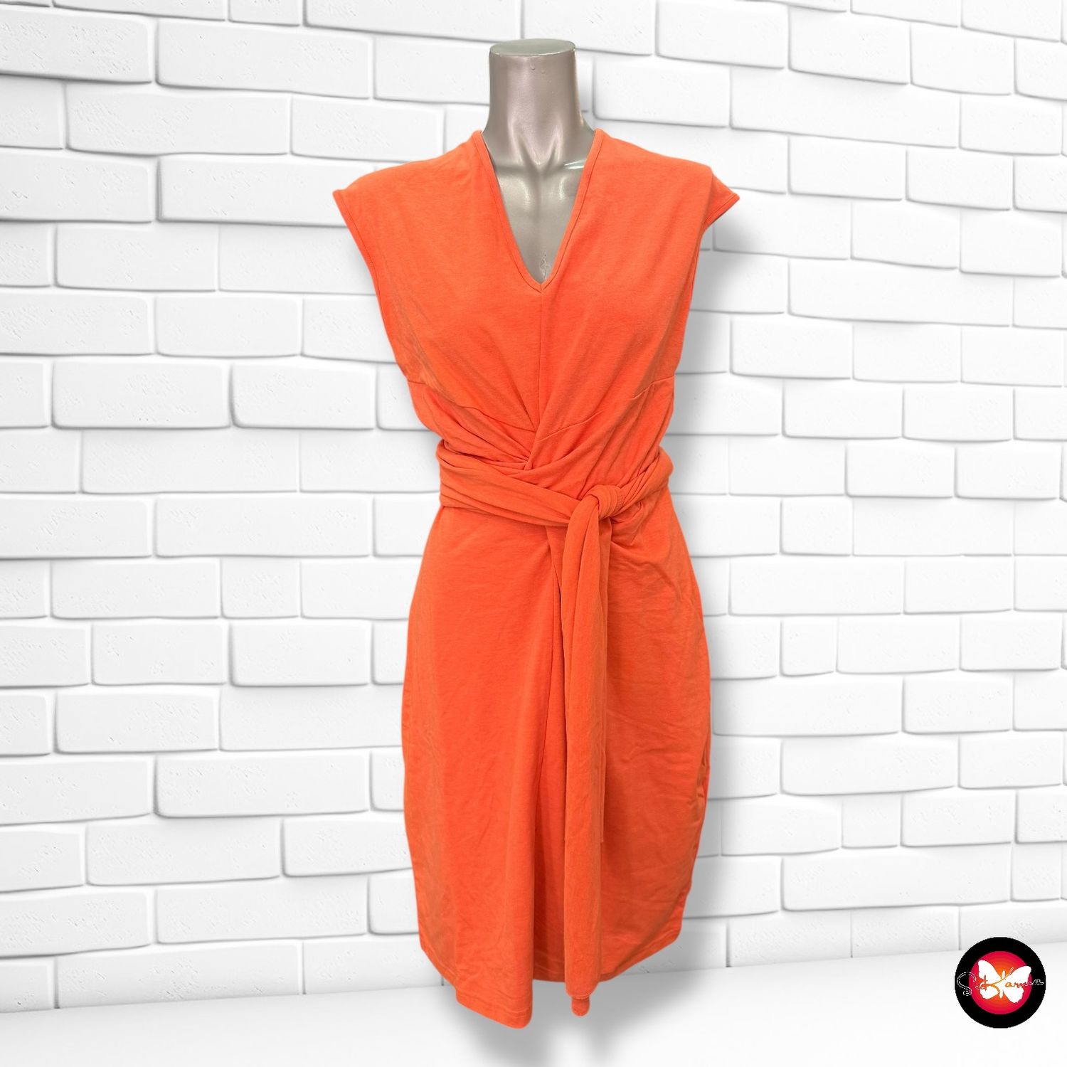 Vestido sin mangas con cinturón MC COUTURE LIGHT by MONIQUE COLLIGNON Talla M