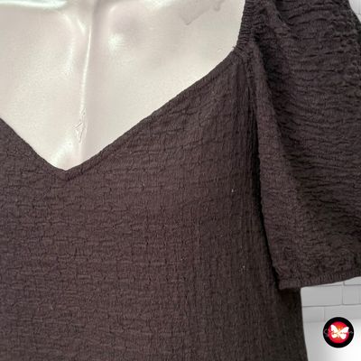 **HOY** Vestido de manga corta escote barco H&amp;M Talla L