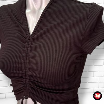 **HOY** Camiseta canalé DIVIDED Talla XS