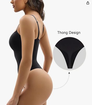 **HOY** Body Moldeador Reductor Mujer Tanga Sin Costuras para Mujer · Talla S/M