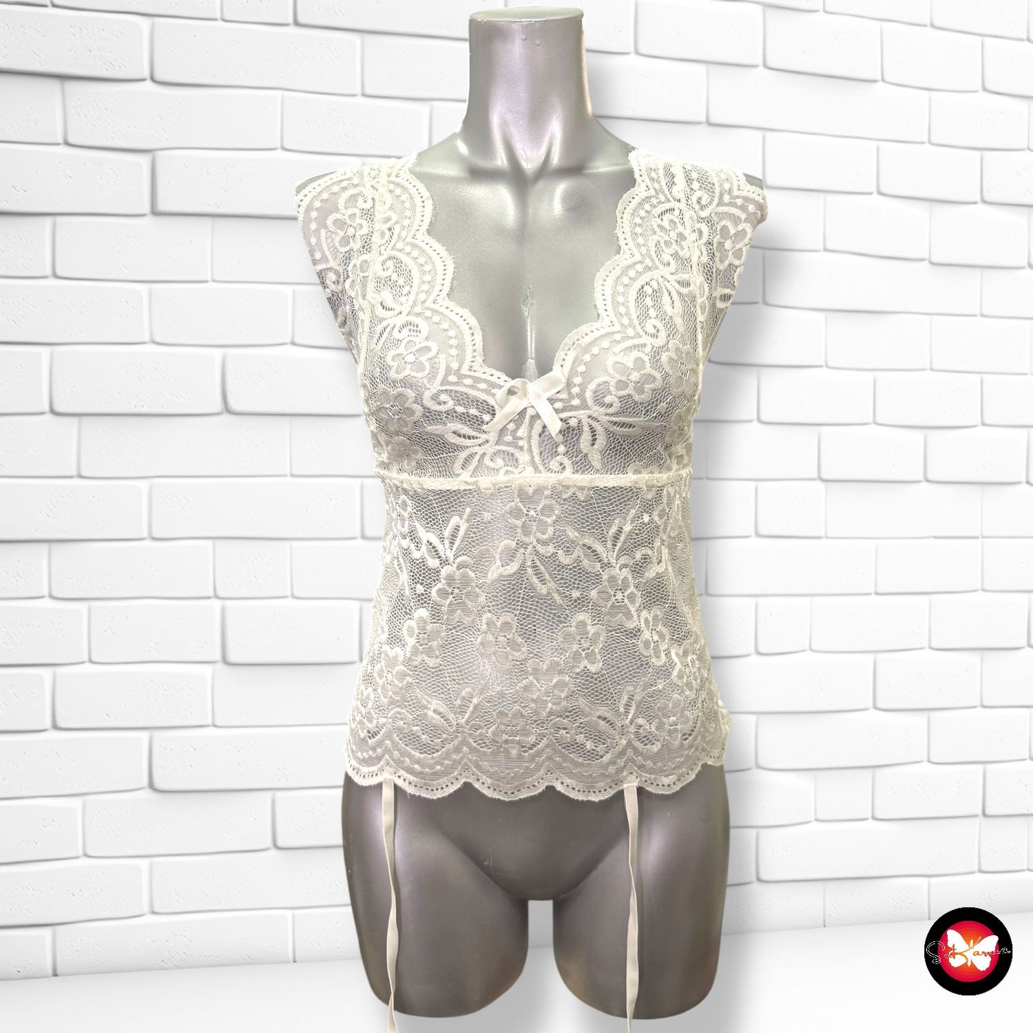Body liguero sexy de encaje Talla M/L