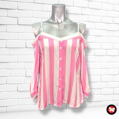 **HOY** Camisa de rayas escote barco FB SISTER Talla XXS (grande)