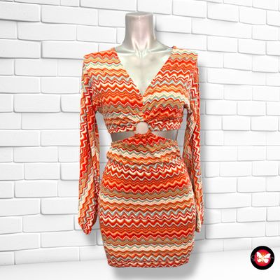 **HOY** Vestido cut-out de manga larga SHEIN Talla XS