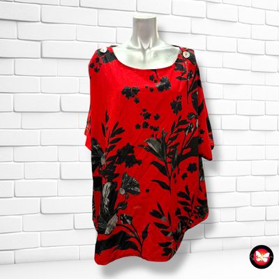 **HOY** Blusa de manga corta con flores CAPSULE Talla 54