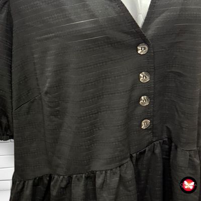 **HOY** Blusa de mangas abullonadas con botones GEORGE Talla 46 (18UK)