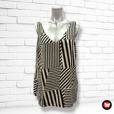 **HOY** Blusa sin mangas estampado rayas WALLIS Talla 40