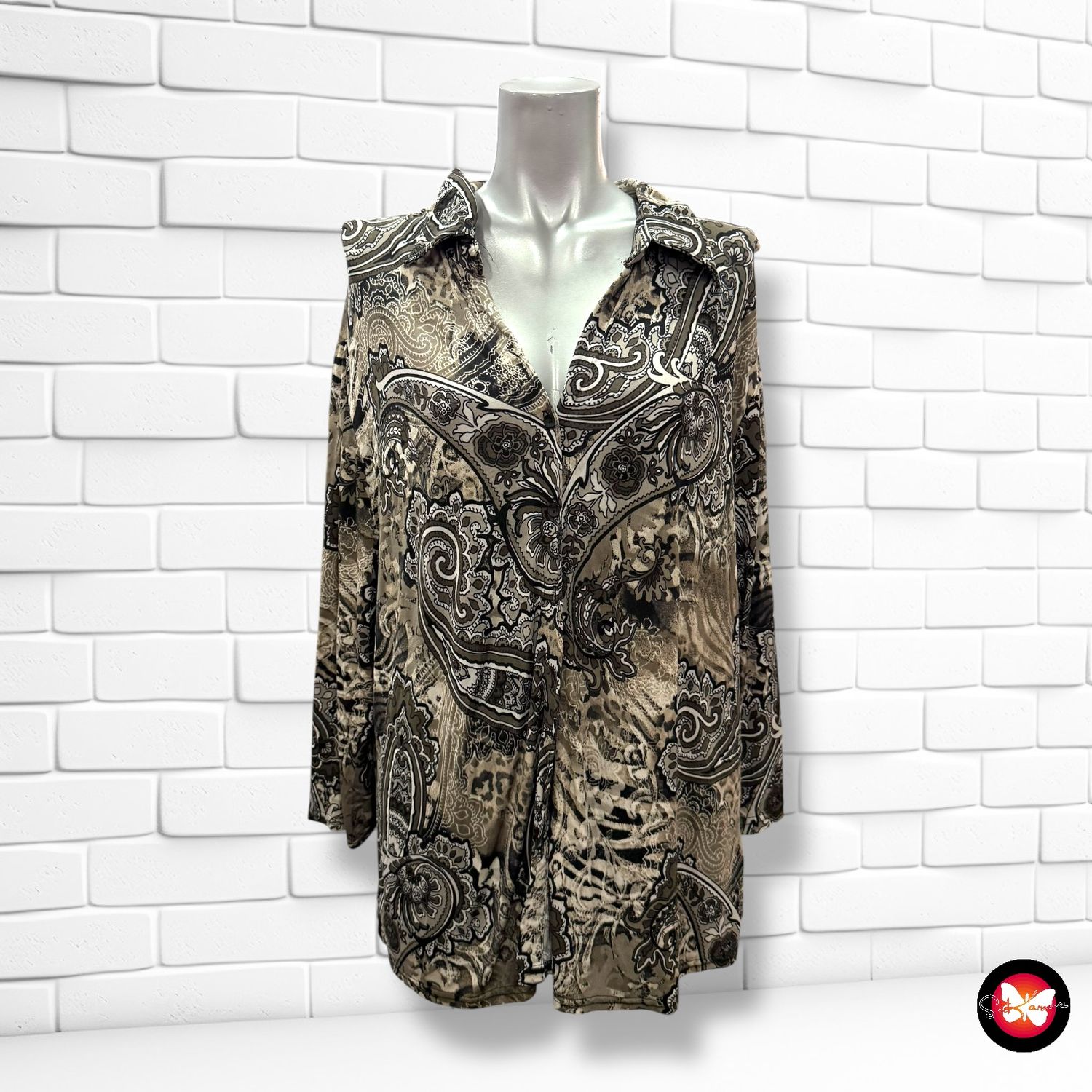 Camisa de manga larga CANDA C&amp;A Talla 48