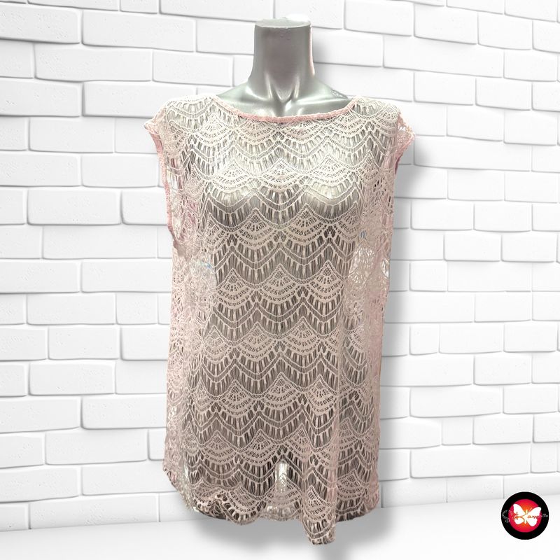 **HOY** Blusa traslúcida de encaje REDHERRING Talla 44 (16UK)