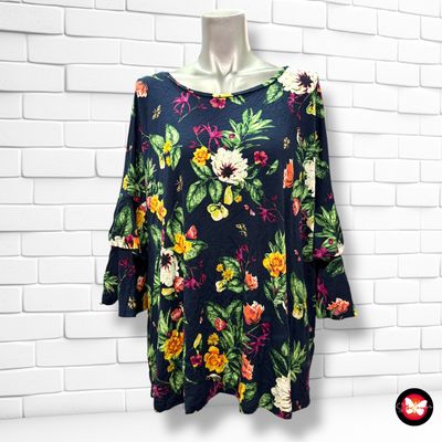 **HOY** Camiseta con mangas de volante y flores GEORGE Talla 52