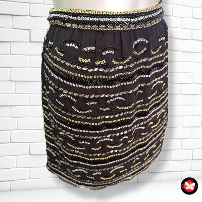Falda de mostacillas y pedrería LEFTIES Talla M
