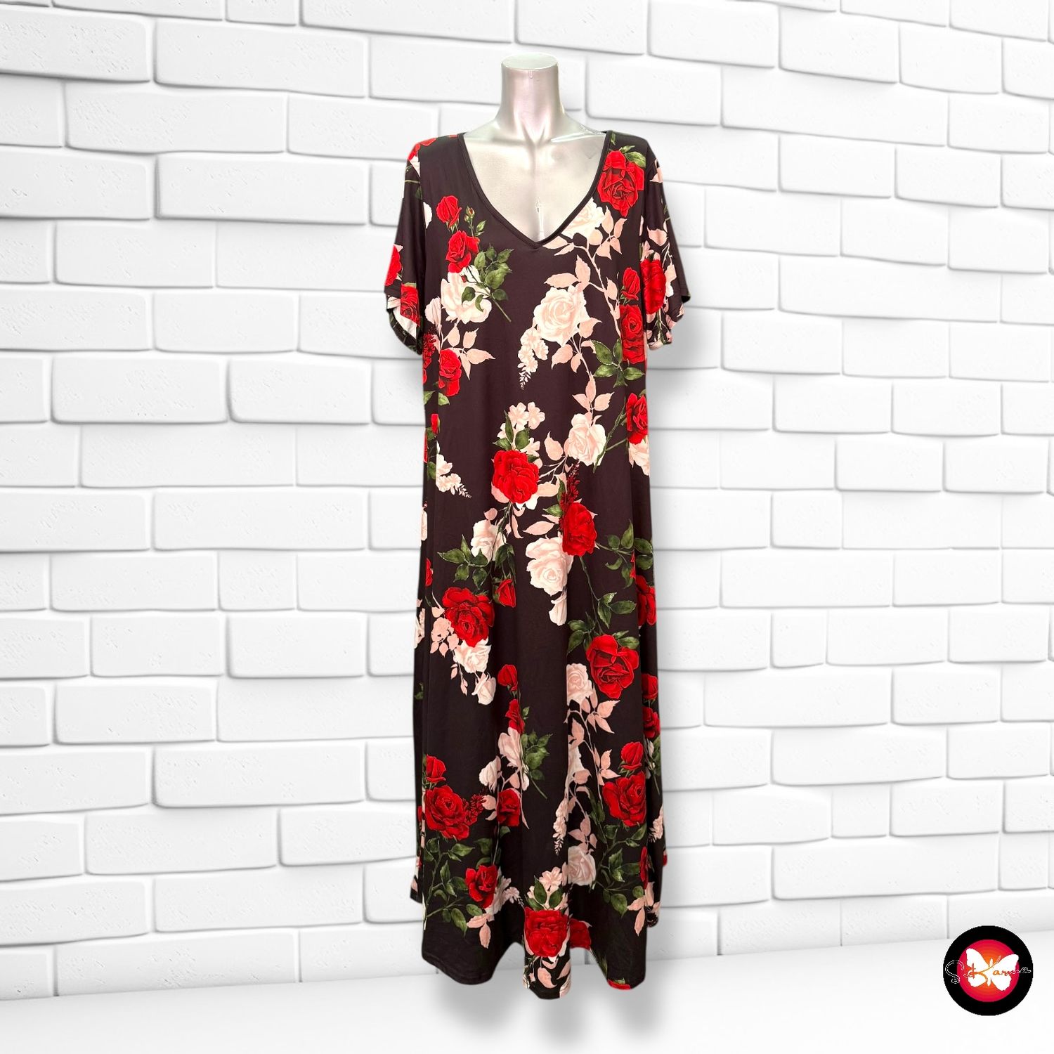 **HOY** Vestido largo de flores EMERY ROSE Talla 3XL