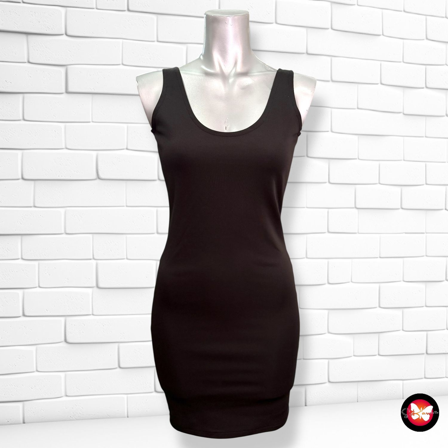 Vestido básico de tirantes Talla S