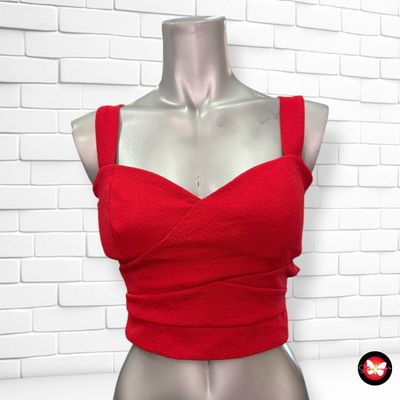 Blusa cropped cut-out Talla S
