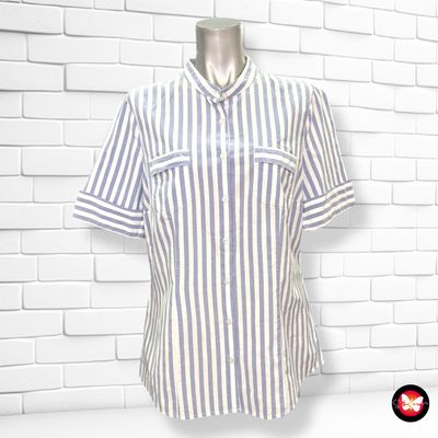 Camisa de manga corta de rayas ROBERTO VERINO Talla M
