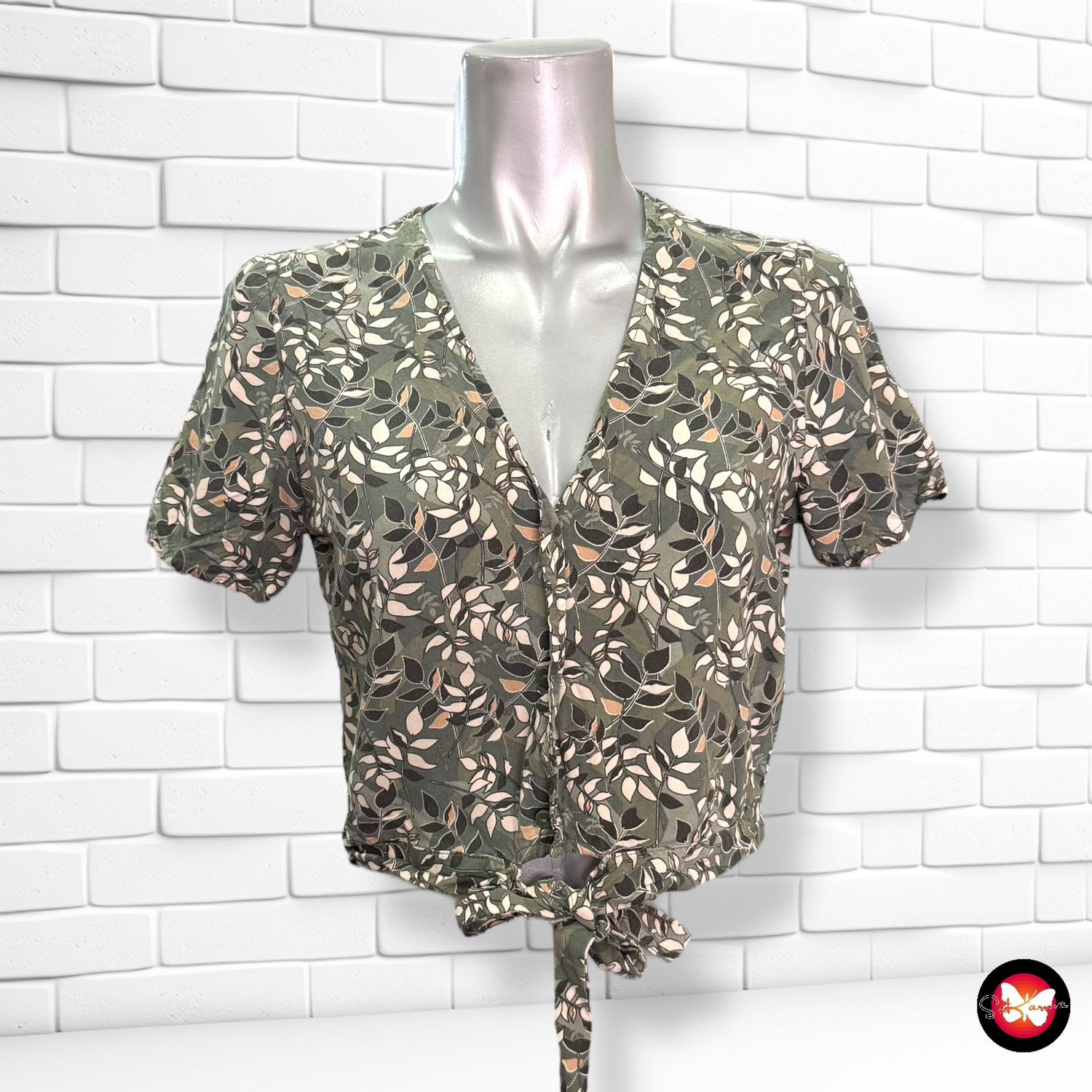 Camisa cropped con lazo VERO MODA Talla S