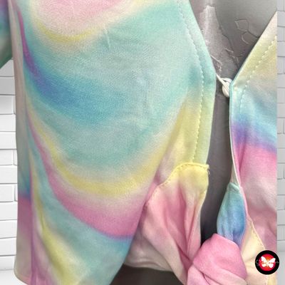 Camisa cropped con lazo BERSHKA Talla S