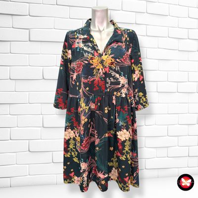 Vestido camisero de flores VINTAGE LOVE Talla S