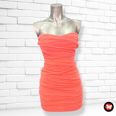 **HOY** Vestido palabra de honor con drapeado TALLY WEIJL Talla 36 (pequeña)