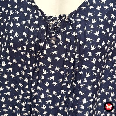 **HOY** Blusa de media manga estampado gaviotas DAMART Talla 40