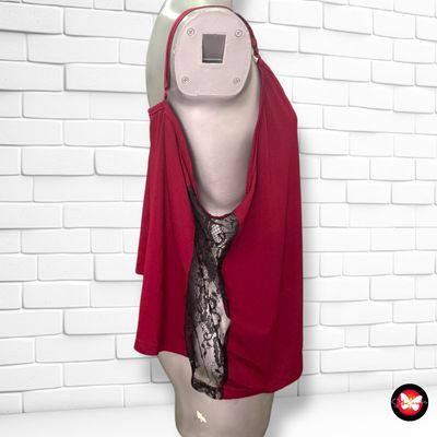 **HOY** Blusa de tirantes con encaje en los lados Talla 5XL