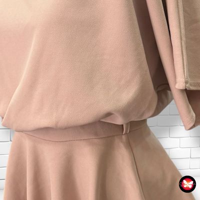 **HOY** Blusa entallada con mangas volantes Talla S/M