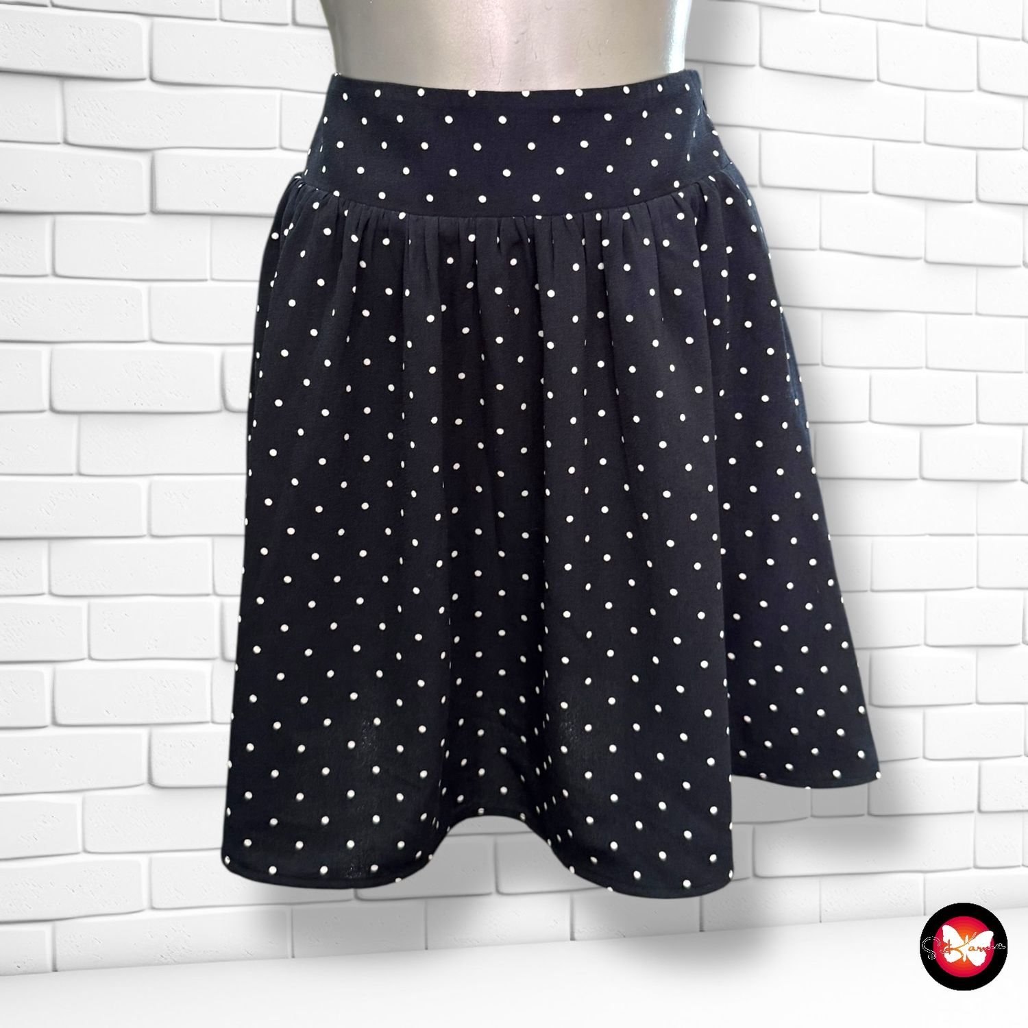 Falda de lunares KIABI Talla 36